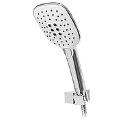 Душевая система Hansberge Cubito H6077W с термостатом цвет Белый Хром-7