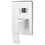 Душевая система Hansberge Cubito H6077W с термостатом цвет Белый Хром-8