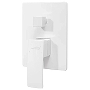 Душевая система Hansberge Cubito H6077WW с термостатом цвет Белый-5
