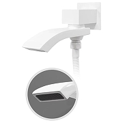 Душевая система Hansberge Cubito H6077WW с термостатом цвет Белый-6