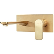 Смеситель для раковины Hansberge H699MG цвет Золото матовое