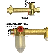 Смеситель для раковины Hansberge H688BL цвет Черный матовый-4