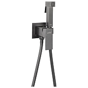 Гигиенический душ со смесителем Hansberge Cubito H3077BG цвет Графит
