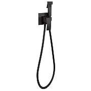 Гигиенический душ со смесителем Hansberge Cubito H3077BL цвет Черный матовый-4