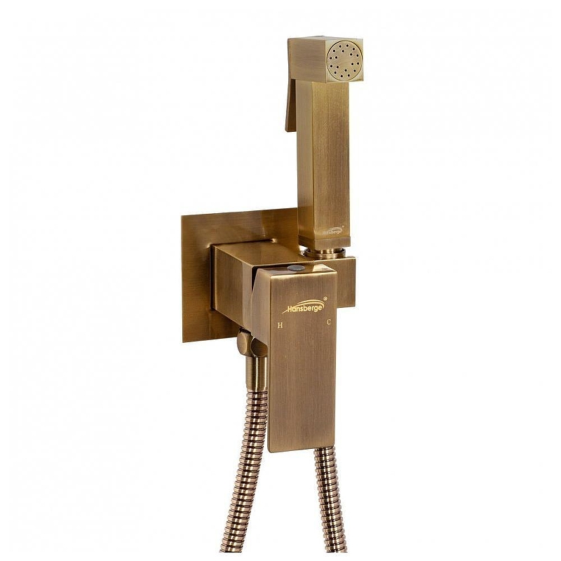 Гигиенический душ со смесителем Hansberge Cubito H3077BR 