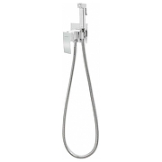 Гигиенический душ со смесителем Hansberge Cubito H3077W цвет Хром Белый-5