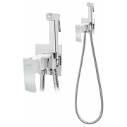 Гигиенический душ со смесителем Hansberge Cubito H3077W цвет Хром Белый-6