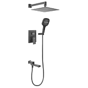 Душевая система Hansberge H6075BG цвет Графит