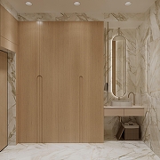 Керамогранит Arcadia Ceramica Aurora Beige FP1016-A белый с бежевым полированный 60х120 см-16