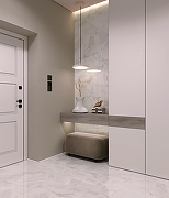 Керамогранит Arcadia Ceramica Primo Onyx Grey FP1017-A светло-серый полированный 60х120 см-7