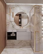 Керамогранит Arcadia Ceramica Primo Onyx FP1003-A кремовый полированный 60х120 см-7