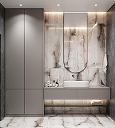 Керамогранит Arcadia Ceramica Onyx Silk FP1037-A светло-серый полированный 60х120 см-7