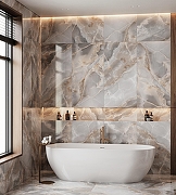 Керамогранит Arcadia Ceramica Onyx Royal FP1038-A серый полированный 60х120 см-7