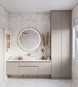 Керамогранит Arcadia Ceramica Marcus Bianco RT7015-A светло-серый матовый 60х120 см-8