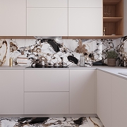 Керамогранит Arcadia Ceramica Grande Crystal HG2002-A белый суперглянцевый 60х120 см-12