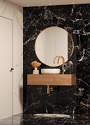 Керамогранит Arcadia Ceramica Torino Black HG2007-A черный суперглянцевый 60х120 см-8