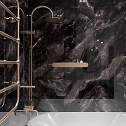 Керамогранит Arcadia Ceramica Black Rock HG2010-A черный суперглянцевый 60х120 см-5