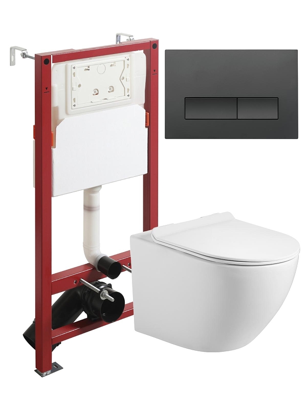 Комплект унитаза с инсталляцией Agger ATI09150+APB244 