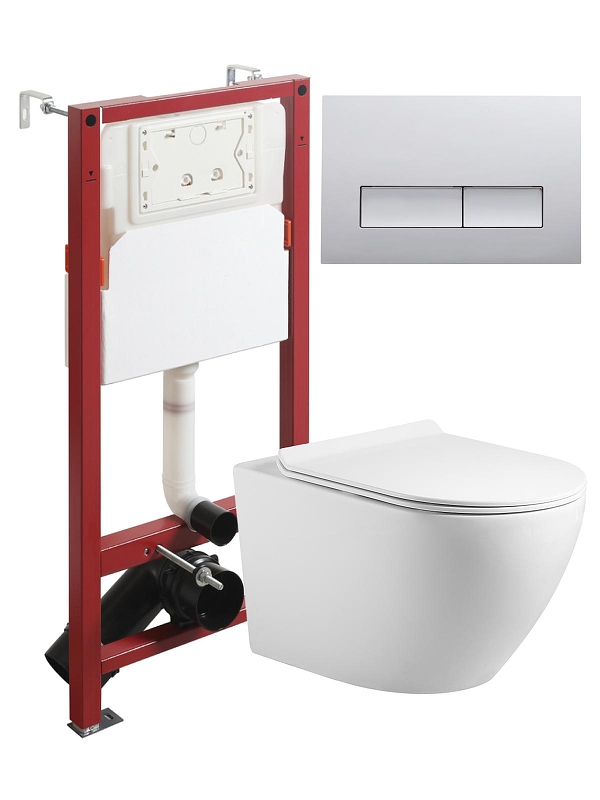 Комплект унитаза с инсталляцией Agger ATI09150L+APB200 