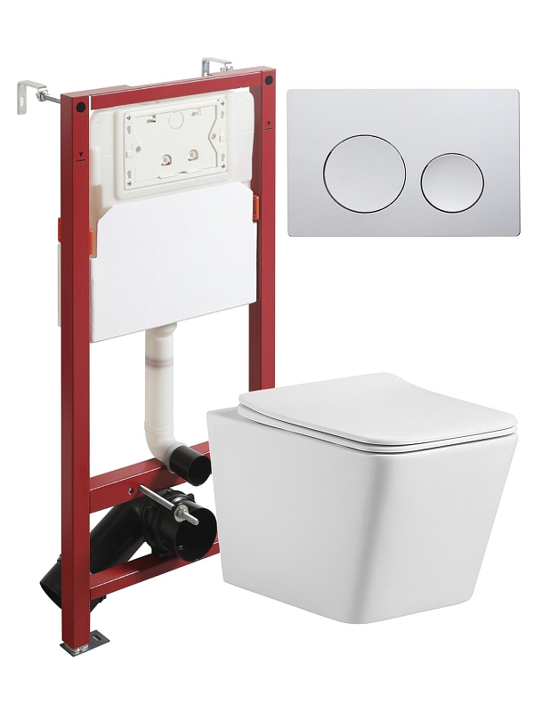 Комплект унитаза с инсталляцией Agger ATI10150+APB100 