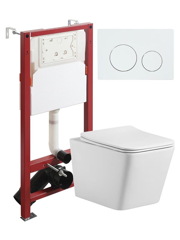 Комплект унитаза с инсталляцией Agger ATI10150+APB188 