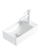 Раковина Agger 38 L ASH131375L цвет Белый глянцевый-4