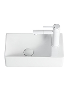 Раковина Agger 38 L ASH131375L цвет Белый глянцевый-6
