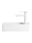 Мини-раковина Agger 38 L ASH131375L цвет Белый глянцевый-6