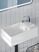 Мини-раковина Agger 38 L ASH131375L цвет Белый глянцевый-7