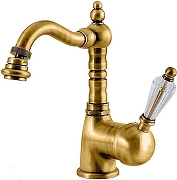 Смеситель для биде Caprigo Adria-Swarovski 01-032-oro цвет Золото