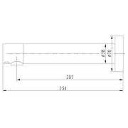 Смеситель для раковины Lemark Project LM4651CE Хром-1