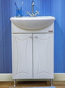 Тумба с раковиной Sanflor Карина 50 Н0000000680 Белая-2