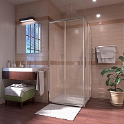 Душевой уголок WasserKRAFT Main 90x90 41S03 профиль Хром стекло прозрачное-4