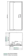 Душевой уголок WasserKRAFT Berkel 90x90 48P03 профиль Хром стекло прозрачное-10