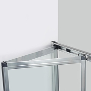 Душевая дверь WasserKRAFT Weser 90 78F04 профиль Хром стекло прозрачное-8