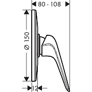 Смеситель для душа Hansgrohe Novus 71067000 Хром-2