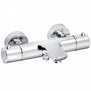 Смеситель для ванны Kludi Objekta 352010538 с термостатом Хром-1