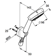 Душевой гарнитур Kludi Logo 6803005-00 Хром-1