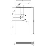 Столешница под раковину Aquaton Брук 80 1A204205BC010 Белая-1