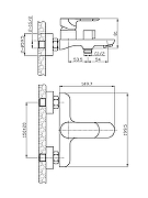 Смеситель для ванны Agger Gorgeous A0210000 Хром-11