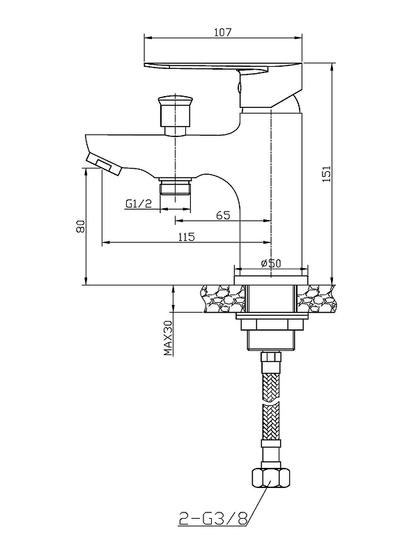 Смеситель на борт ванны Agger Splendid A0902500 