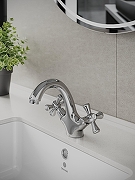 Смеситель для раковины Orange Classic Pro M72-021cr Хром-3