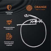 Смеситель для ванны Orange Classic M M71-211cr универсальный Хром-3