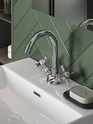 Смеситель для раковины Agger Retro-X A1701100 Хром-4