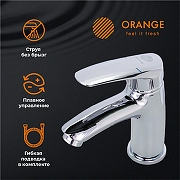 Смеситель для раковины Orange Alfi M18-021cr Хром-1