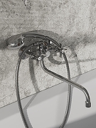 Смеситель для ванны Agger Retro-X A1722200 универсальный Хром-5