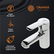 Смеситель для раковины Orange Prim M42-021cr Хром-1