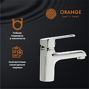 Смеситель для раковины Orange Prim M42-021cr Хром-2