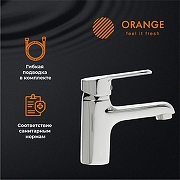 Смеситель для раковины Orange Prim M42-021cr Хром-2