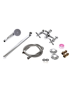 Смеситель для ванны Agger Retro A1921100 универсальный Хром-7